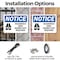 Signmission Hazardous Area Hazmat Suit Required OSHA Notice Sign, Plastic, 10in W x 7in L, 2PK OS-2PACK-NS-P-710-L-13317 - alternate 6